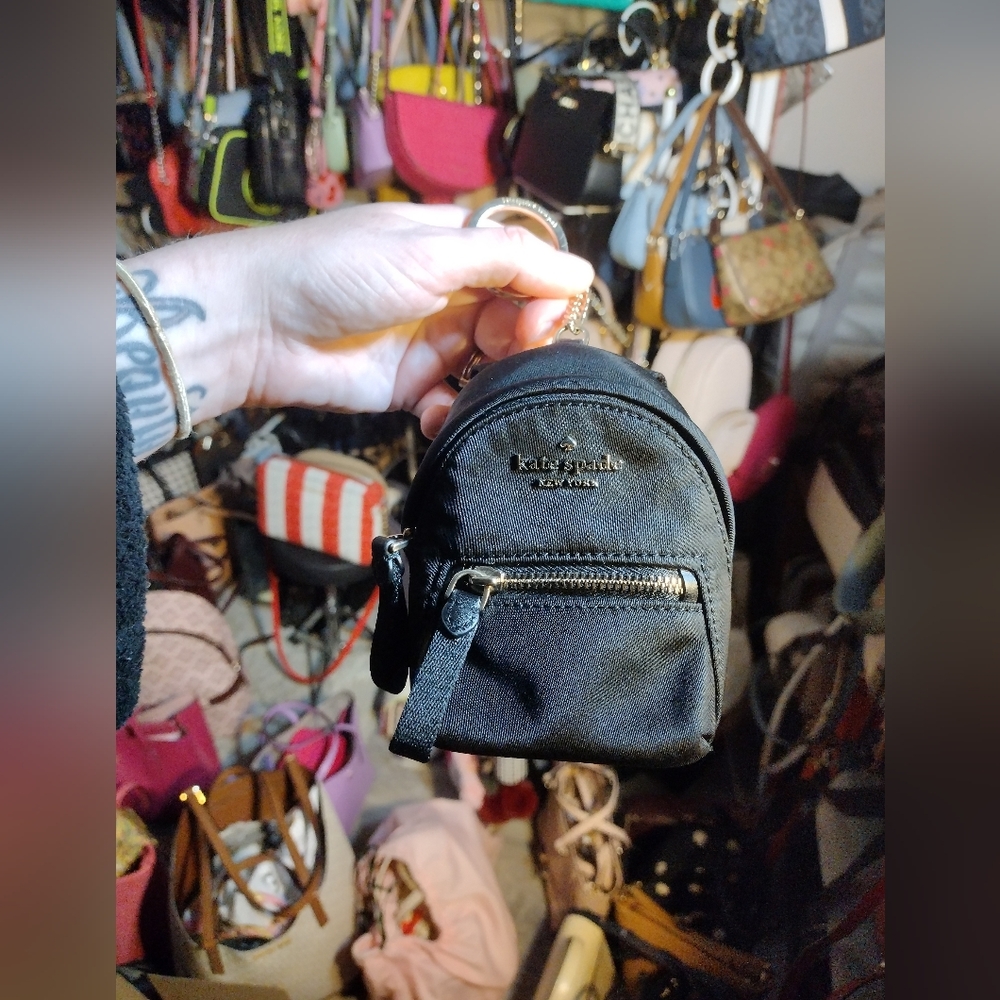 Kate Spade Micro Backpack Keychain